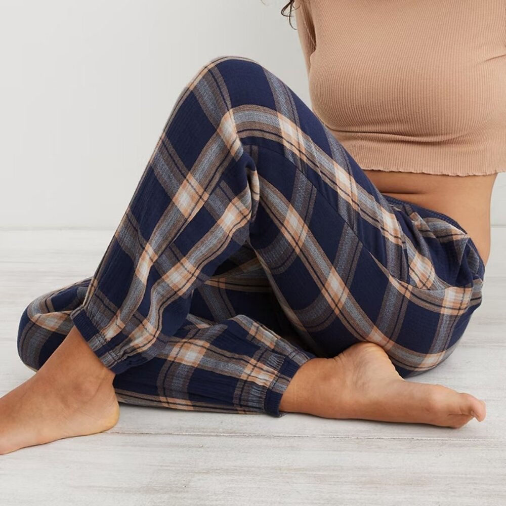 Aerie Soft Gauze Pajama Jogger Large